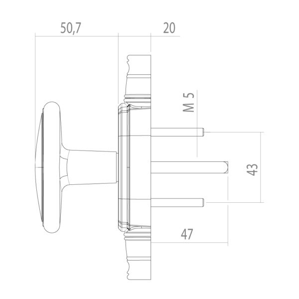 Plan poignee bouton decoratif pose de fenetre